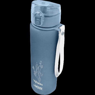 Бутылка 'deVENTE. sigNATURE' 560 мл, 23,7x6,5x6,5 см, пластиковая, с диффузором, с текстильной петлей, сумеречно-синяя