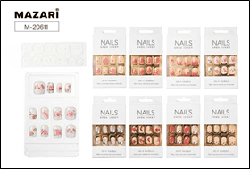 Ногти накладные, 12 шт., ассорти 8 дизайнов, блистерная коробка