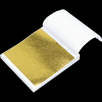 Поталь листовая 'deVENTE. HOBBY CREATIVE' А7 (80x85 мм), 100 л, плотность кальки для основы 60 г/м?, пластиковый пакет с европодвесом, золотистая