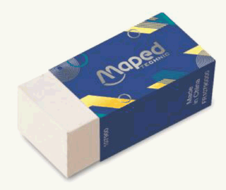 ACCESS Ластик с формулой 'без грязи' малый, в картонном футляре