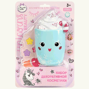 Косметика ДЛЯ ДЕВОЧЕК набор косметики: тени для век, аппликатор МИЛАЯ ЛЕДИ в кор.2*48шт