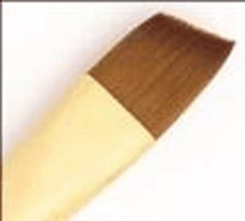 Кисть из синтетики Малевичъ 'Клод', скошенная №10