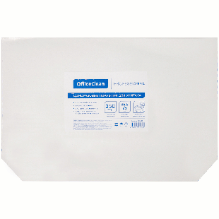Одноразовые бумажные покрытия на унитаз OfficeClean 'Professional' (V1), 36,5*42см, 250шт., белые