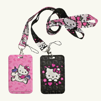 Бейдж пластиковый Hello Kitty 7х11 см, с цветной лентой, 2 вида в ассортименте, 78314 Бейдж пластиковый Hello Kitty 7х11 см, с цветной лентой, 2 вида в ассортименте