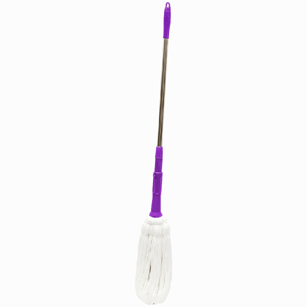 Швабра самоотжимная OfficeClean Professional, телеск. ручка 120см, насадка МОП микрофибра 38см