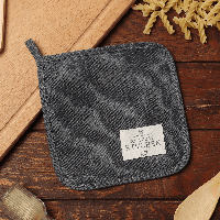 Прихватка «Этель» ECO grey, 19?19 см, 100% лён, 245 г/м?