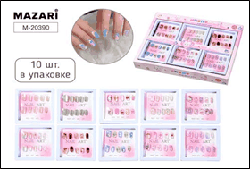 Ногти накладные, 10 шт., коробка / полипропилен