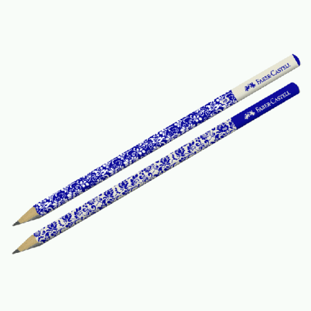 Карандаш ч/г Faber-Castell 'Floral' HB, круглый, заточен.
