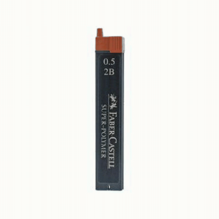 Грифели ' Faber-Castell ' 0,5мм 2В 12шт/уп
