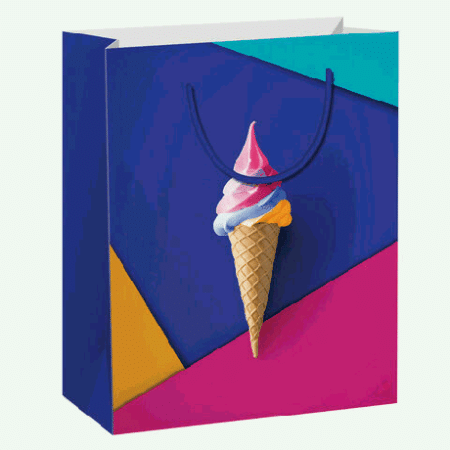 Пакет подарочный 17,8x9,8x22,9 см ЗОЛОТАЯ СКАЗКА 'Sweets', тиснение фольгой, 608250