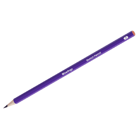 Карандаш ч/г Berlingo 'Sketch Pencil' B, шестигранный, заточен.
