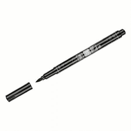 Ручка капиллярная (брашпен) Munhwa 'Sign pen' черная