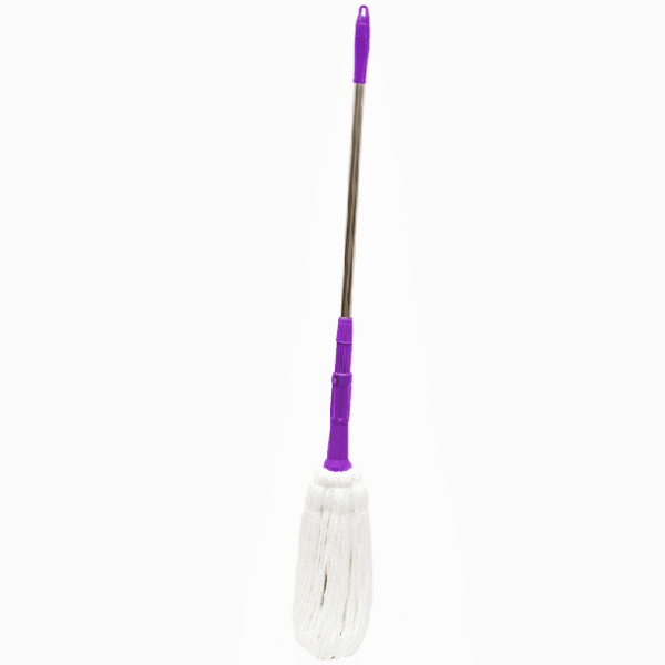 Швабра самоотжимная OfficeClean Professional, телеск. ручка 120см, насадка МОП микрофибра 38см