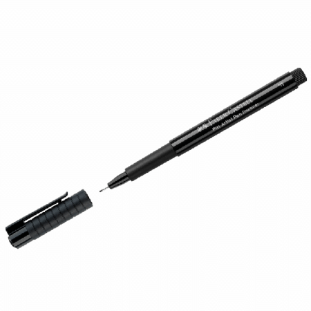 Ручка капиллярная Faber-Castell 'Pitt Artist Pen Fineliner F' черная, 0,5мм