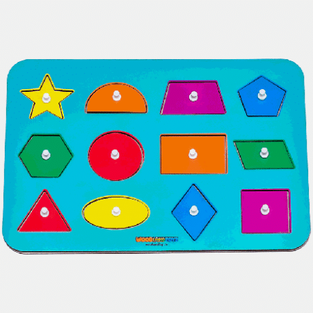 Игра развивающая Woodlandtoys 'Монтессори. Геометрические формы'