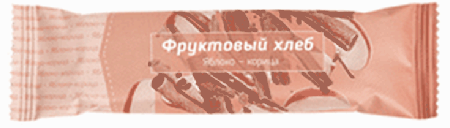 Батончик «Фруктовый хлеб» Яблоко-корица (отгружается блоком)