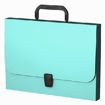 Портфель ' Erich Krause ' А4 Matt Pastel, FC, мятный , пластиковый, без отделений