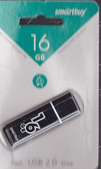 Память Smart Buy USB Flash 16GB Glossy черный