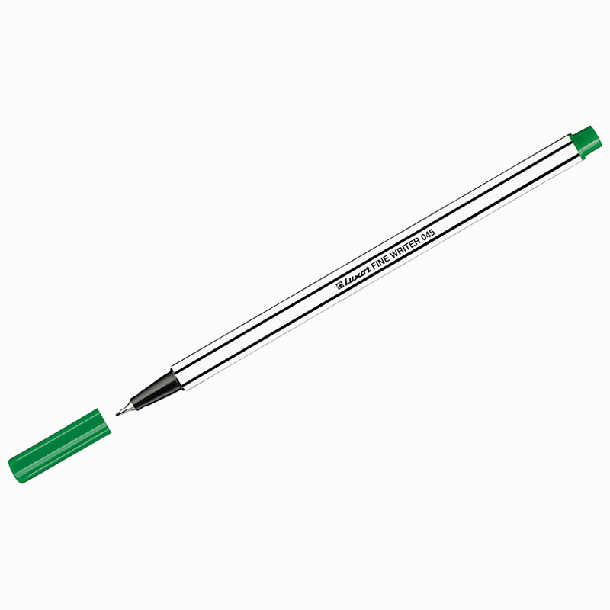 Ручка капиллярная Luxor 'Fine Writer 045' зеленая, 0,8мм