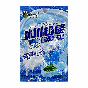 Карамель йогуртовая с кислой ночинкой, Dushike. Со вкусом спрайта, 24гр, (20шт./уп.; 12уп.)