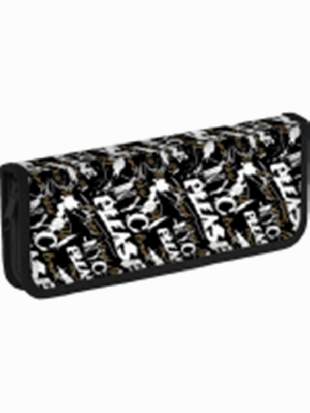 Пенал для кистей НАДПИСИ БЕЛЫМ (ПН-9559) 100х270, печать на ткани