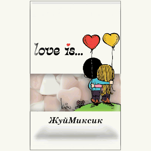 Жевательный мармелад Love is , жвачка, 25г