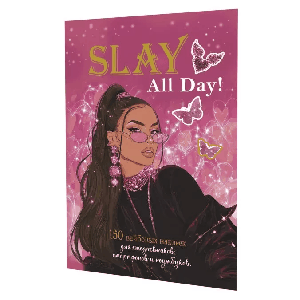 Наклейки Slay All Day (розовая обложка)