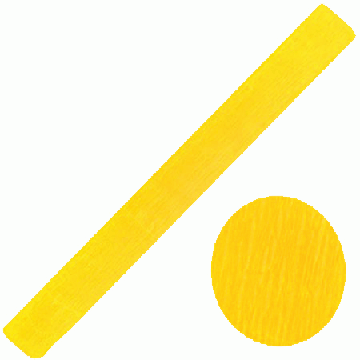 Бумага крепированная ' KWELT ' 50*250см 80гр.одноцветная- желтая