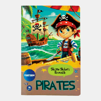 Декоративные наклейки пластиковые Пираты, размер листа 9.6x15.5см (ассорти), 81441 Декоративные наклейки пластиковые Пираты, размер листа 9.6x15.5см (ассорти)