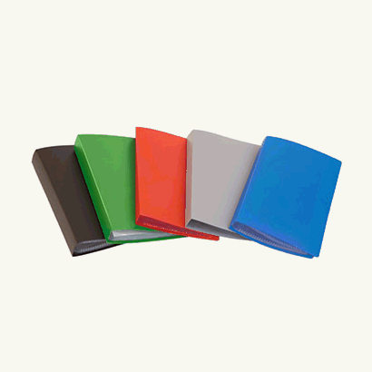 Визитница ' Бюрократ ' 60 карточек, пластик, ассорти