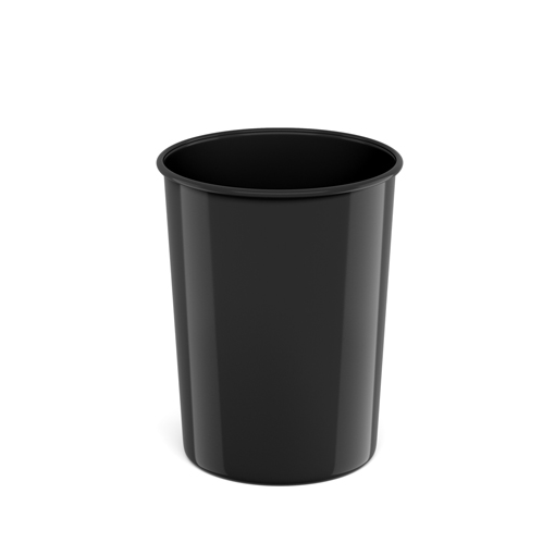 Корзина для бумаг ' Erich Krause ' 13,5л черная, цельная, из прочного легкого материала