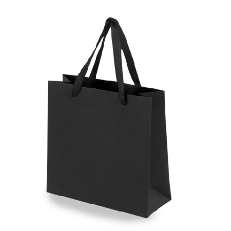 Пакет подарочный КОМПЛЕКТ 3 штуки, 20х8х20 см, 'Business Kraft', черный, крафт, ЗОЛОТАЯ СКАЗКА, 700863