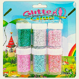 Набор блесток декоративных ' KWELT ' Звездочки 12г*6цв, картонный блистер, европодвес