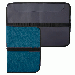 Пенал-тубус на липучке ' Пчелка ' ПНШ-2 1 отделение 330*240мм, Маренго, ткань