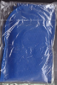 Фартук для труда и нарукавники ' Пчелка ' синие, ткань, упаковка с европодвесом НФ-1