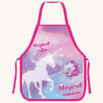 Фартук для труда ' Пчелка ' ФДТ-33 Ride A Unicorn 2021 54*46см, печать на ткани, рост 140-160см, ткань дев
