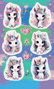 Наклейки дев.