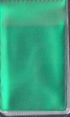 Визитница на 20 визиток 65*110 мм, ПВХ, ассорти