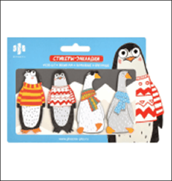 Стикеры-закладки бумажные, 30x65 мм, 60 шт., арт. 66589 / 25 АРТ-БРАТВА (материал: дизайнерская бумага 80 г/м?, цвет: белый, голубой, красный; кол-во цветов: 4, кол-во каждого цвет