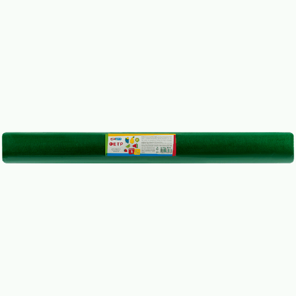 Фетр ArtSpace 50*70см, 2мм, зеленый, в рулоне