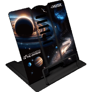 Подставка для учебников и книг 'deVENTE. Darkness of the Universe' 15,4x15,2 см, металлическая окрашенная, вес 235 г, с противоскользящими ножками, с полноцветным рисунком, в пласт