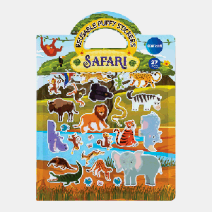 Декоративные наклейки пластиковые Сафари, размер листа 18.5x18.5см (ассорти), 81437 Декоративные наклейки пластиковые Сафари, размер листа 18.5x18.5см (ассорти)