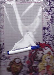 Доска маркерная + маркер Mattel А4 Ever After High в инд.упаковке
