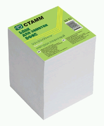 Блок белый 'ЭКОНОМ' 9*9*9