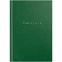 Книга учета OfficeSpace, А4, 96л., клетка, 200*290мм, бумвинил, цвет зеленый, блок офсетный