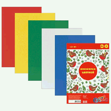 Фоамиран ' deVente ' А4 5л 5цв 1мм, пластиковый пакет, европодвес