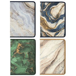 Папка на молнии для документов и тетрадей пластиковая BRAUBERG 'Мрамор', А4, 330х230 мм, 0,5 мм, ассорти, 273932