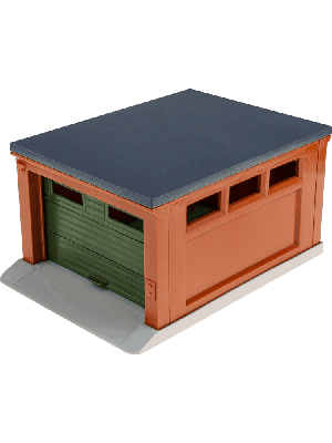 Гараж для машинок (хаки,коричневый,серый) 187х136х95 мм (арт. ГИМ-0975)