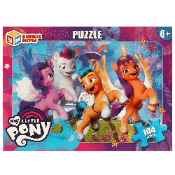My Little Pony. Пазлы классические в коробке. 104 детали. 190х141х35 мм. Умные игры в кор.24шт