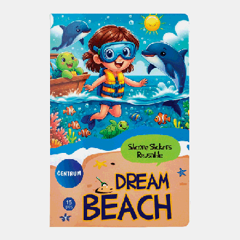 Декоративные наклейки пластиковые Пляж мечты, размер листа 9.6x15.5см (ассорти), 81440 Декоративные наклейки пластиковые Пляж мечты, размер листа 9.6x15.5см (ассорти)